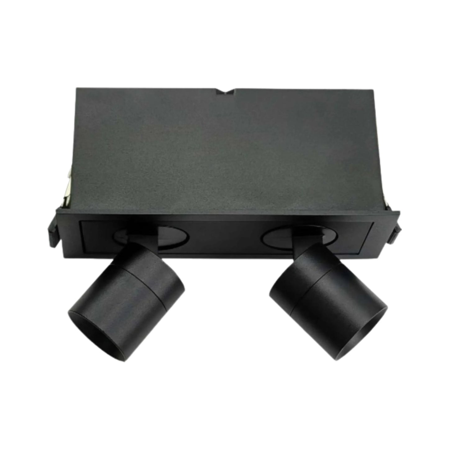 P-6637 2 Inch 2 Head Retractable, Black Finish 6 Watts, 400 Lumens 5CCT Recessed Light