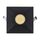 P-6937 3 inch Drop Trim Square Black Downlight Luminaire 9W=75W, 850 Lumens, 5CCT