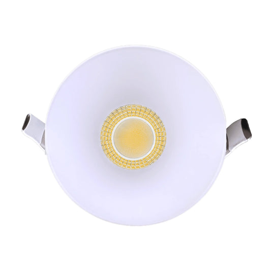 P-6938 3 inch Drop Trim Round White Downlight Luminaire 15W=175W, 1400 Lumens, 5CCT