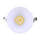 P-6938 3 inch Drop Trim Round White Downlight Luminaire 15W=175W, 1400 Lumens, 5CCT