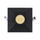 P-6941 3 inch Drop Trim Square Black Downlight Luminaire 15W=175W, 1400 Lumens, 5CCT