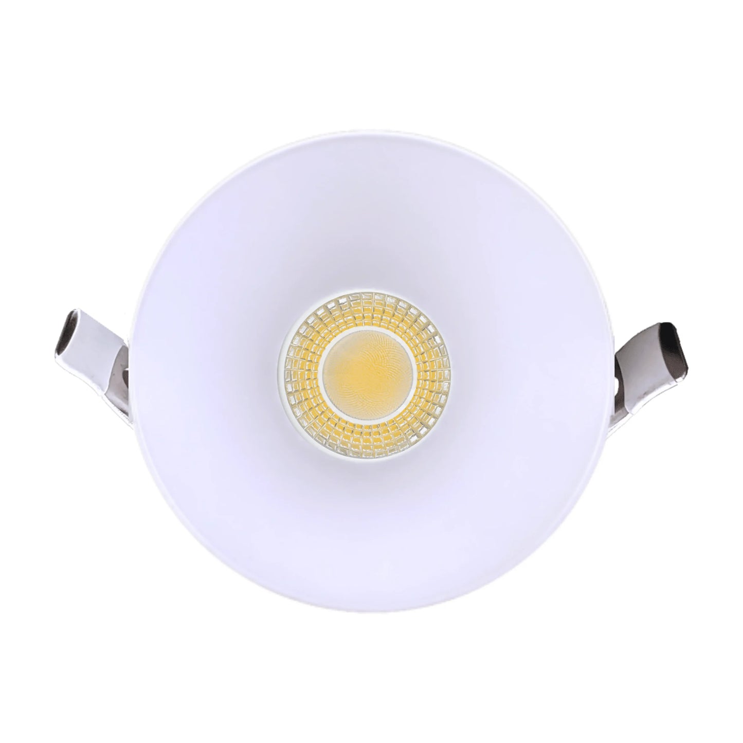 P-6942 3 inch Round White Drop Trim HO Downlight Luminaire 24W=200W, 2100 Lumens, 5CCT