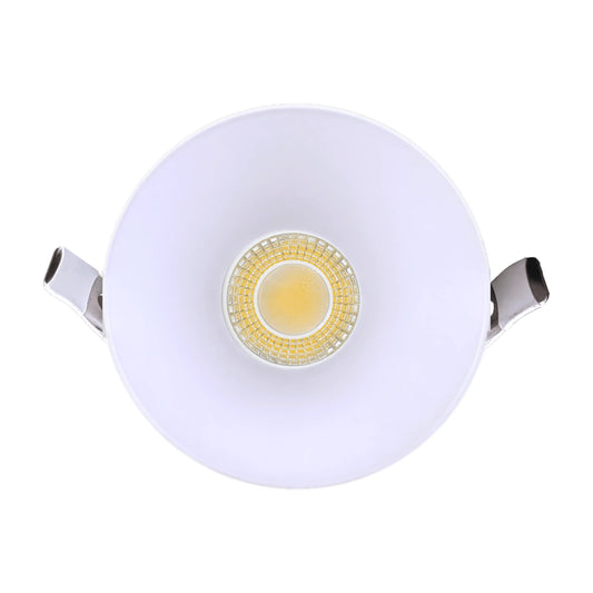 P-6942 3 inch Round White Drop Trim HO Downlight Luminaire 24W=200W, 2100 Lumens, 5CCT