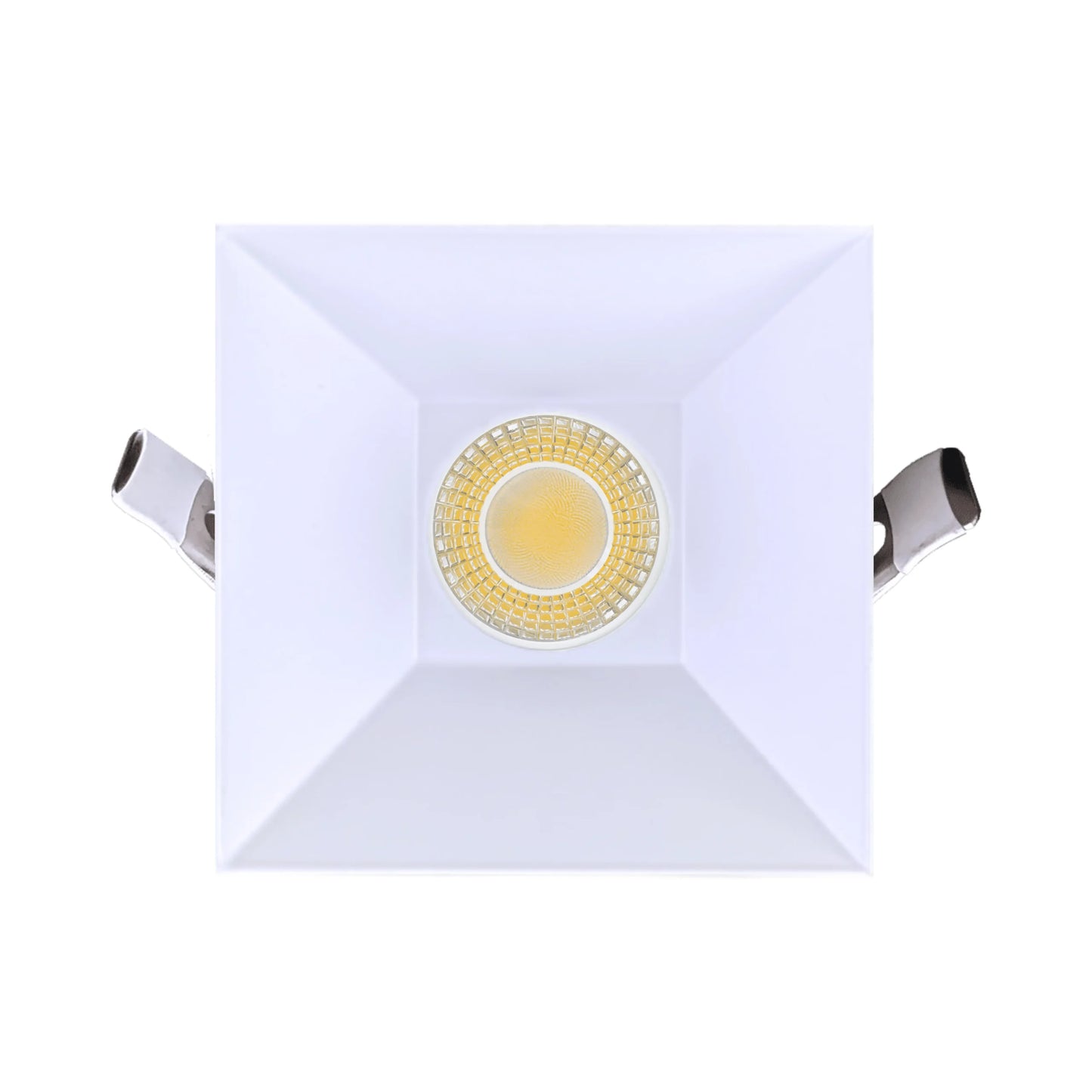 P-6944 3 inch Square White Drop Trim HO Downlight Luminaire 24W=200W, 2100 Lumens, 5CCT