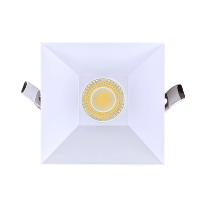 P-6944 3 inch Square White Drop Trim HO Downlight Luminaire 24W=200W, 2100 Lumens, 5CCT