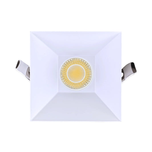P-6944 3 inch Square White Drop Trim HO Downlight Luminaire 24W=200W, 2100 Lumens, 5CCT