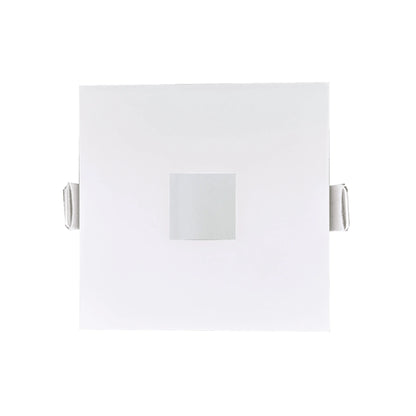 P-6950 3 inch Square White Pinhole Trim Downlight Luminaire 9W=75W, 850 Lumens, 5CCT