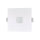 P-6950 3 inch Square White Pinhole Trim Downlight Luminaire 9W=75W, 850 Lumens, 5CCT