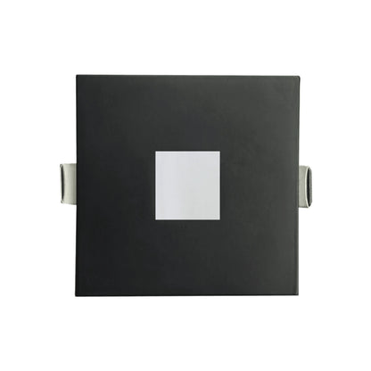 P-6951 3 inch Square Black Pinhole Trim Downlight Luminaire 9W=75W, 850 Lumens, 5CCT