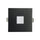 P-6951 3 inch Square Black Pinhole Trim Downlight Luminaire 9W=75W, 850 Lumens, 5CCT