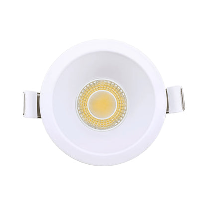 P-6952 3 inch Round White Narrow Trim Downlight Luminaire 9W=75W, 850 Lumens, 5CCT