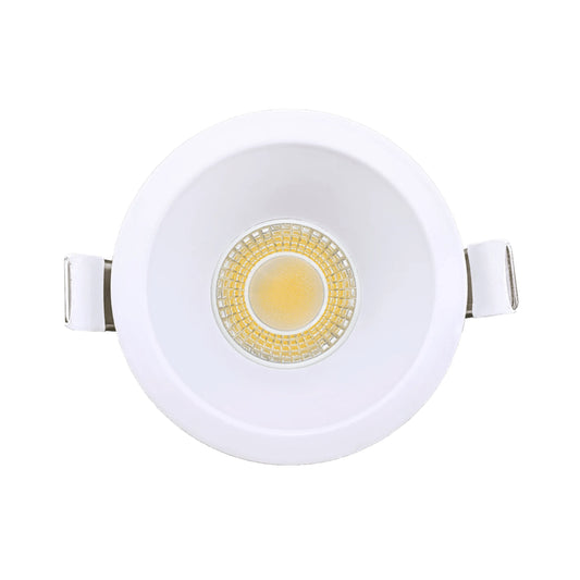 P-6952 3 inch Round White Narrow Trim Downlight Luminaire 9W=75W, 850 Lumens, 5CCT