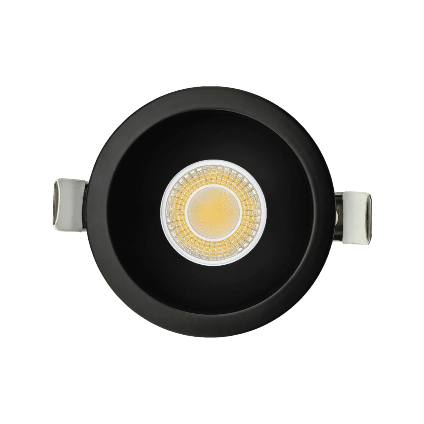 P-6953 3 inch Round Black Narrow Trim Downlight Luminaire 9W=75W, 850 Lumens, 5CCT