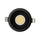 P-6953 3 inch Round Black Narrow Trim Downlight Luminaire 9W=75W, 850 Lumens, 5CCT
