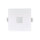 P-6958 3 inch Square White Pinhole Trim HO Downlight Luminaire 15W=175W, 1400 Lumens, 5CCT