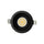 P-6961 3 inch Round Black Narrow Trim HO Downlight Luminaire 15W=175W, 1400 Lumens, 5CCT