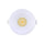 P-6962 3 inch Round White 3/4 Inch Drop Trim HO Downlight Luminaire 24W=200W, 2100 Lumens, 5CCT