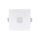 P-6966 3 inch Square White Pinhole Trim HO Downlight Luminaire 24W=200W, 2100 Lumens, 5CCT