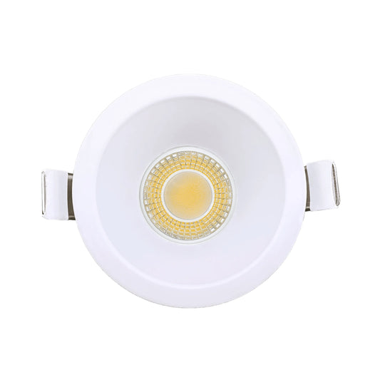 P-6968 3 inch Round White Narrow Trim HO Downlight Luminaire 24W=200W, 2100 Lumens, 5CCT