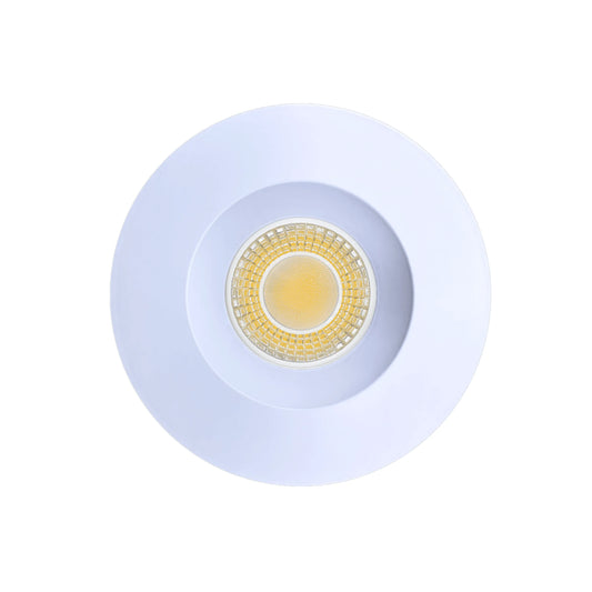 P-6970 4 inch Retrofit Round Downlight Luminaire, White Finish, 10W=100W, 1000 Lumens, 5CCT