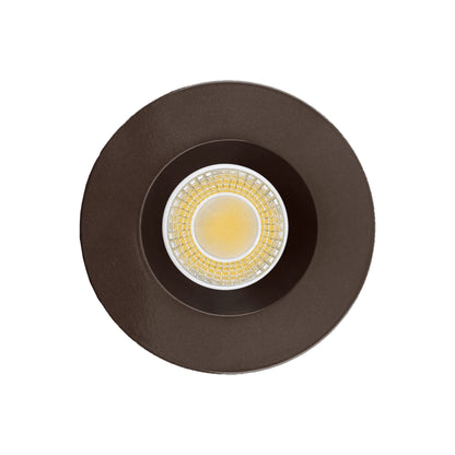 P-6973 4 inch Retrofit Round Downlight Luminaire, Bronze Finish, 10W=100W, 1000 Lumens, 5CCT