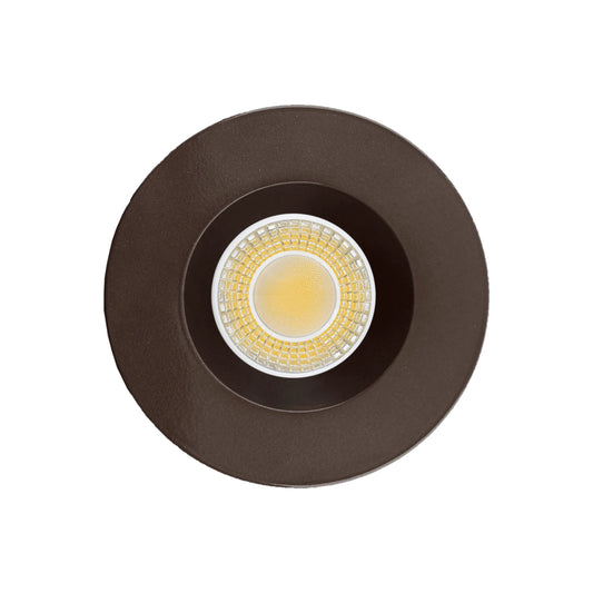 P-6973 4 inch Retrofit Round Downlight Luminaire, Bronze Finish, 10W=100W, 1000 Lumens, 5CCT