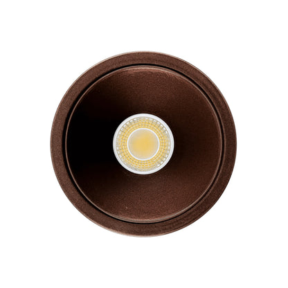 P-6990 1.5 inch Millwork Trimless Round Bronze Downlight Luminaire 7W=50W, 600 Lumens, 5CCT