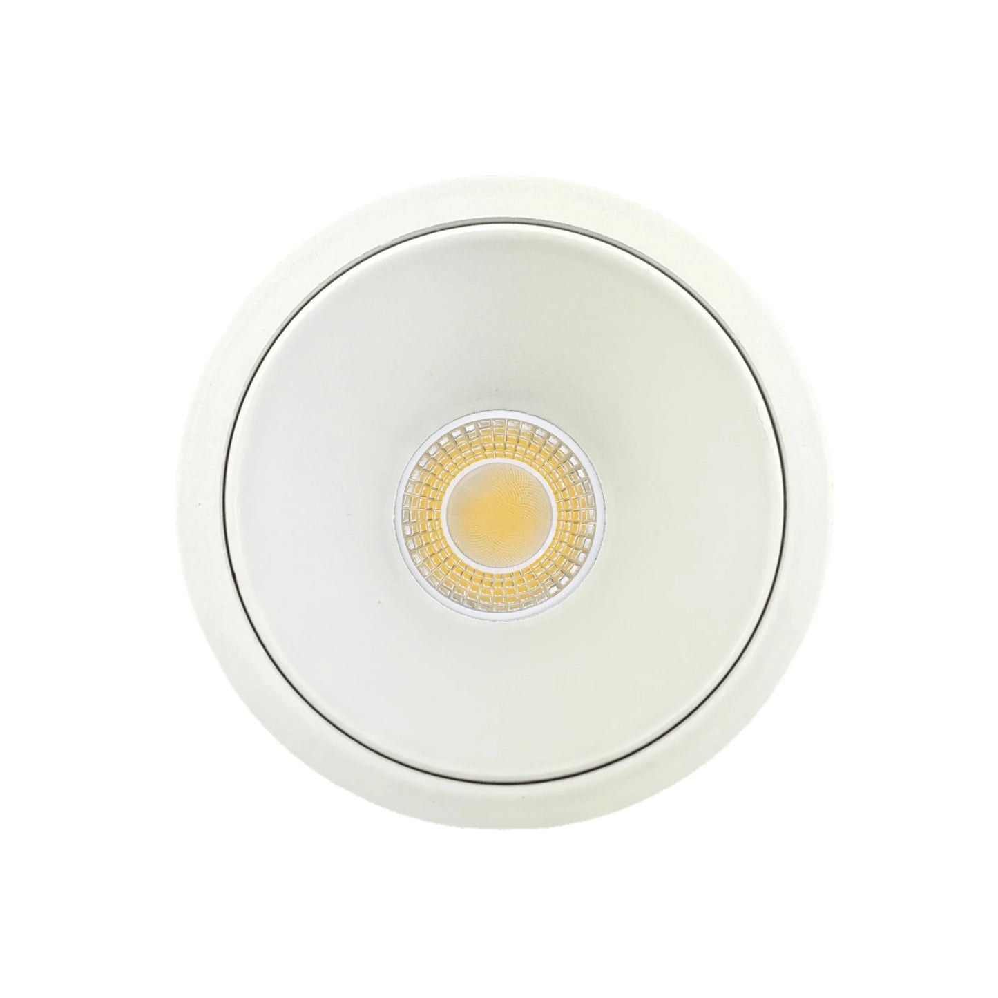 P-6993 1.5 Inch Millwork Trimless Round White HO 15W, 1100 Lumens 5CCT Recessed Light, Non-IC