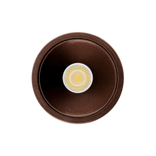 P-6995 1.5 Inch Millwork Trimless Round Bronze HO 15W, 1100 Lumens 5CCT Recessed Light, Non-IC