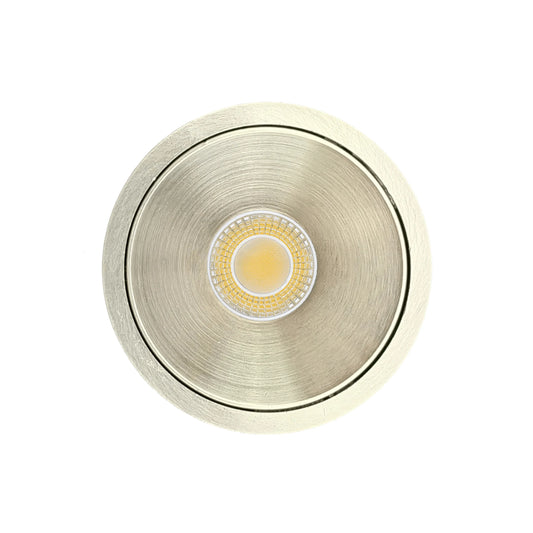 P-6996 1.5 Inch Millwork Trimless Round Brushed Nickel HO 15W, 1100 Lumens 5CCT Recessed Light, Non-IC