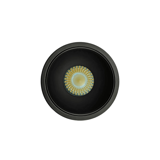 P-6999 2 Inch Millwork Trimless Round Black 8W, 600 Lumens 5CCT Recessed Light