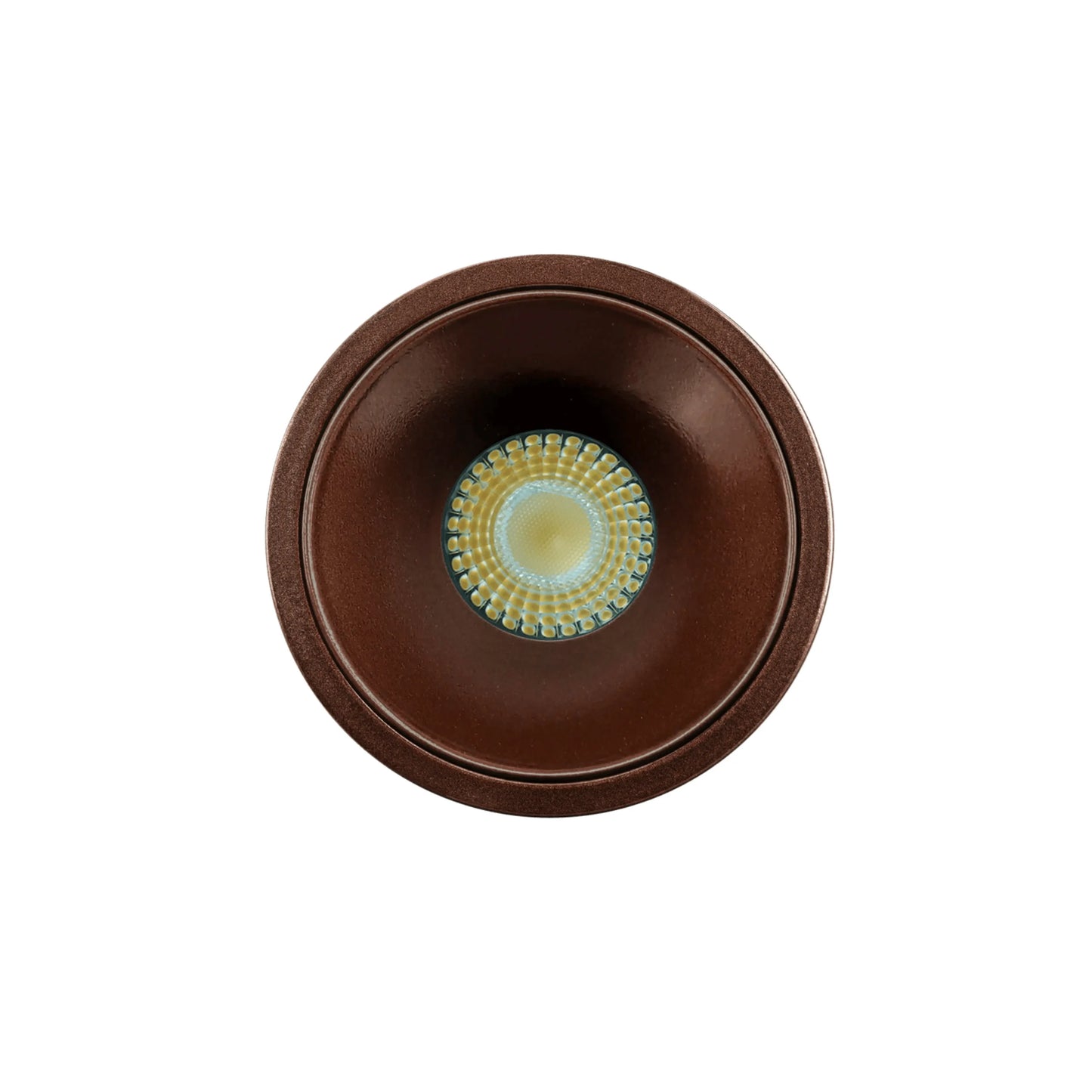 P-7000 2 Inch Millwork Trimless Round Bronze 8W, 600 Lumens 5CCT Recessed Light