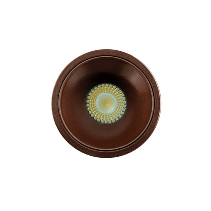 P-7000 2 Inch Millwork Trimless Round Bronze 8W, 600 Lumens 5CCT Recessed Light