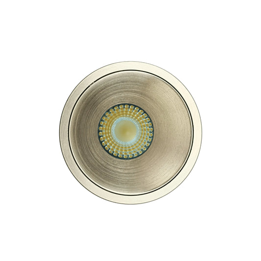 P-7001 2 Inch Millwork Trimless Round Brushed Nickel 8W, 600 Lumens 5CCT Recessed Light