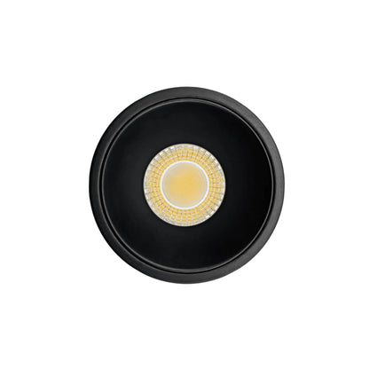 P-7075 3 Inch Millwork Trimless Round Black 9W, 850 Lumens 5CCT Recessed Light