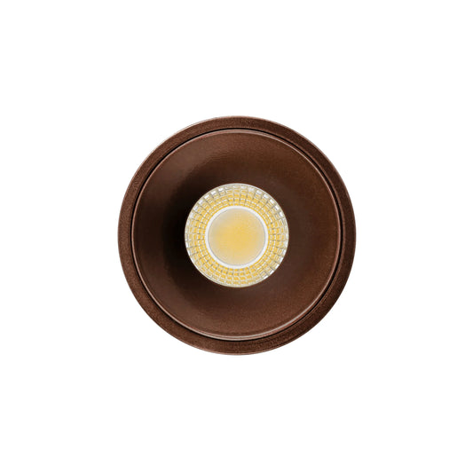 P-7076 3 Inch Millwork Trimless Round Bronze 9W, 850 Lumens 5CCT Recessed Light