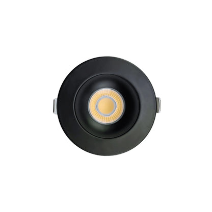 P-7090 3 Inch Gimbal Round Black 9W, 850 Lumens 5CCT Recessed Light