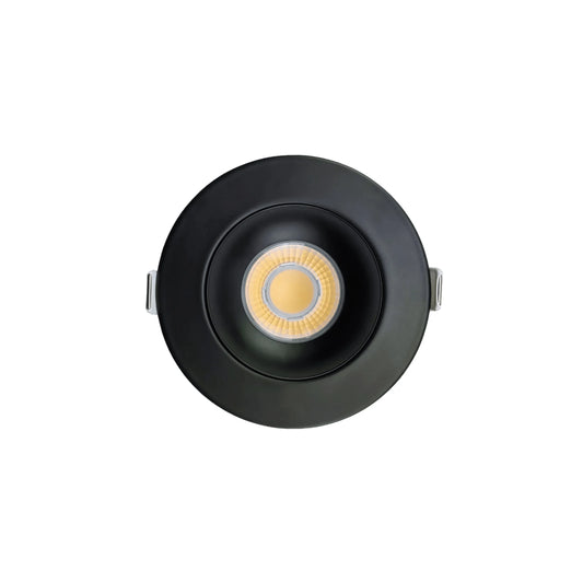 P-7090 3 Inch Gimbal Round Black 9W, 850 Lumens 5CCT Recessed Light