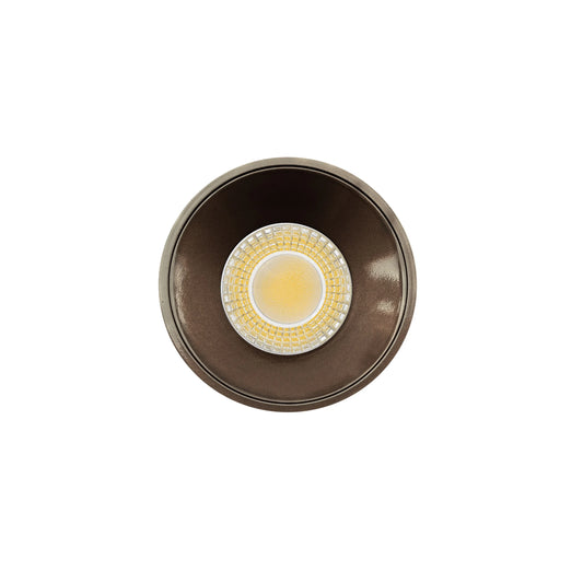 P-7097 4 Inch Millwork Trimless Round Bronze 15-9W, 1550-950 Lumens 5CCT Recessed Light