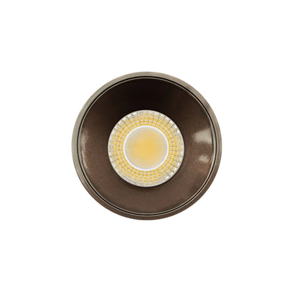 P-7102 4 Inch Millwork Trimless Round Bronze 32-20W, 3000-2000 Lumens 5CCT Recessed Light