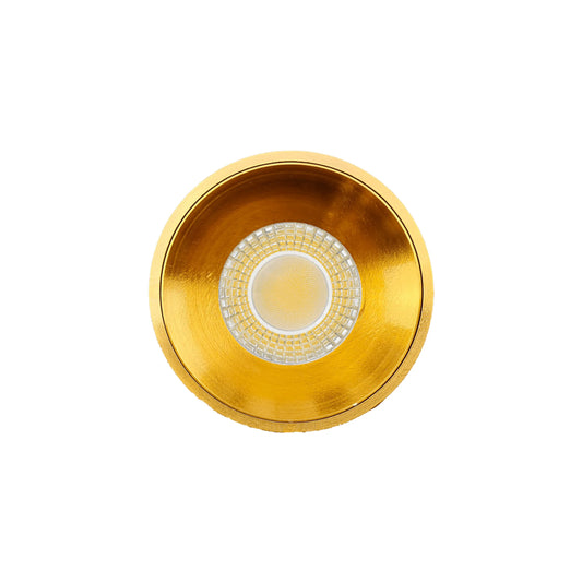 P-7104 4 Inch Millwork Trimless Round Brushed Brass 32-20W, 3000-2000 Lumens 5CCT Recessed Light