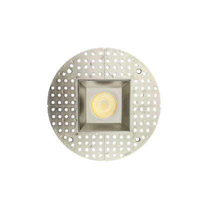 P-7111 3.5 inch Trimless Square Brushed Nickel 15-9W, 1400-900 Lumens 5CCT Recessed Light