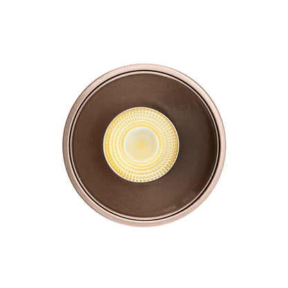 P-7119 3.5 inch Millwork Trimless Round Bronze 15-9W, 1400-900 Lumens 5CCT Recessed Light