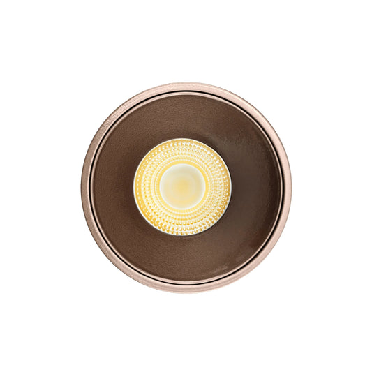 P-7119 3.5 inch Millwork Trimless Round Bronze 15-9W, 1400-900 Lumens 5CCT Recessed Light