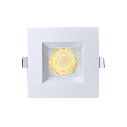 P-7123 3.5 inch Square White 15-9W, 1400-900 Lumens 5CCT Recessed Light