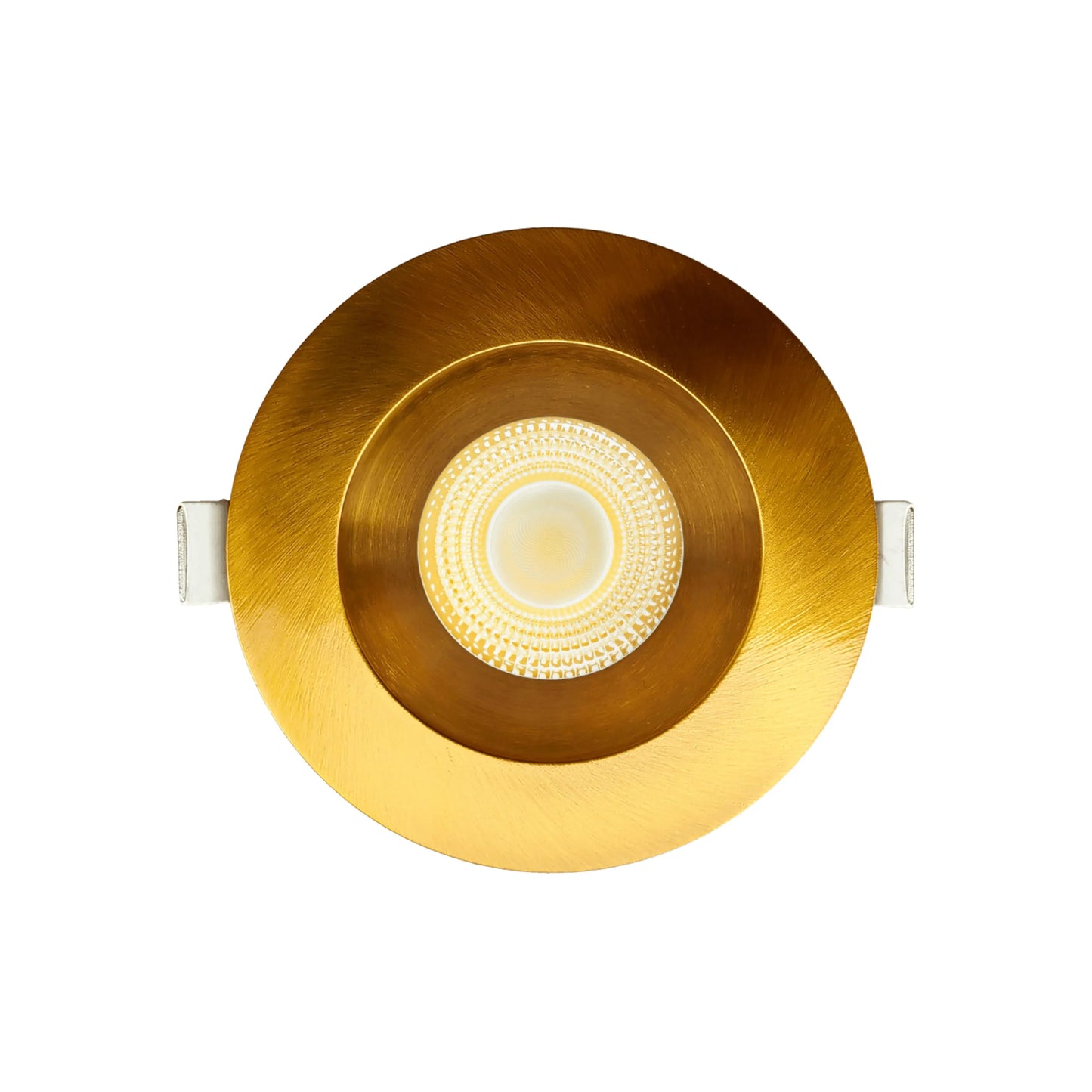 P-7132 3.5 inch Round Brushed Brass 15-9W, 1400-900 Lumens 5CCT Recessed Light