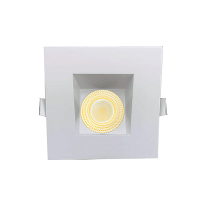 P-7138 3.5 inch Square Wall-Wash White 15-9W, 1400-900 Lumens 5CCT Recessed Light