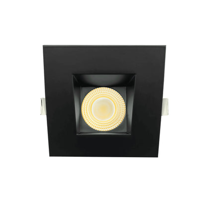 P-7139 3.5 inch Square Wall-Wash Black 15-9W, 1400-900 Lumens 5CCT Recessed Light