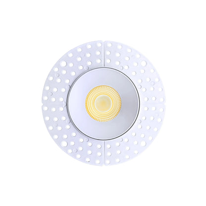 P-7141 3.5 inch Trimless Round White HO 18-30W, 1700-2700 Lumens 5CCT Recessed Light