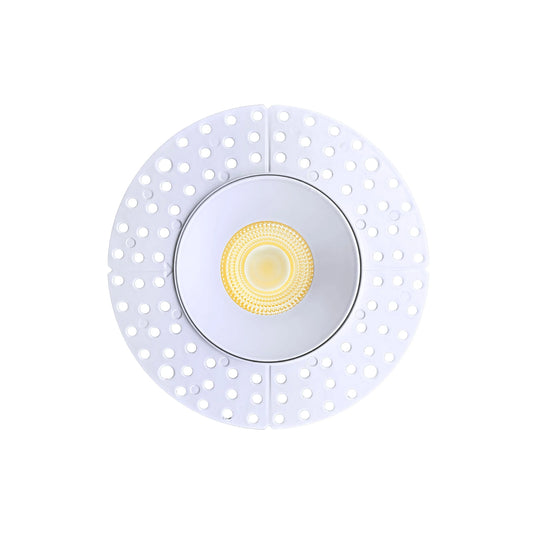 P-7141 3.5 inch Trimless Round White HO 18-30W, 1700-2700 Lumens 5CCT Recessed Light